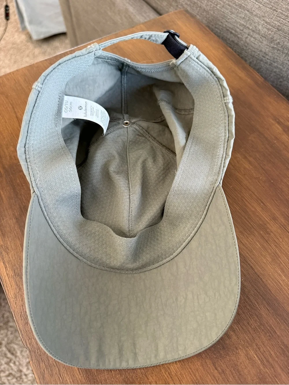 Lululemon Lightweight Running Ball Cap Sage Grey OS 56cm Athletic Hat